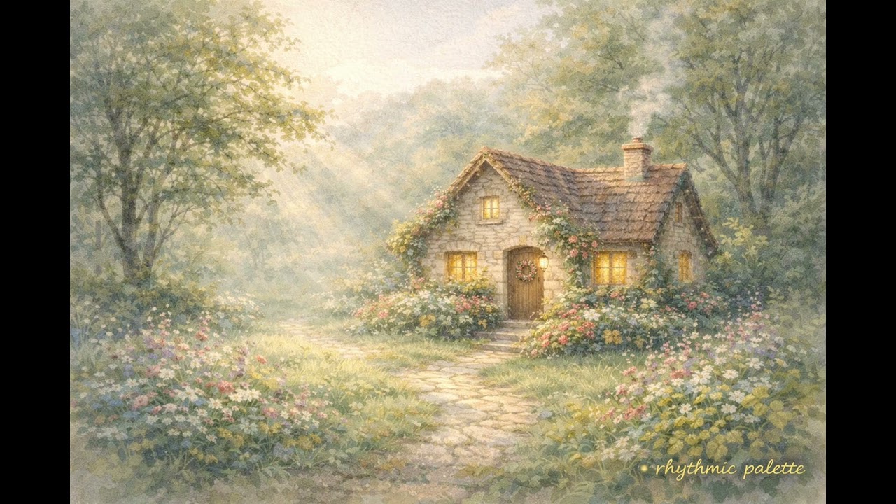 Cozy Cottage Morning ☀️ Soft Piano for Focus & Calm Work