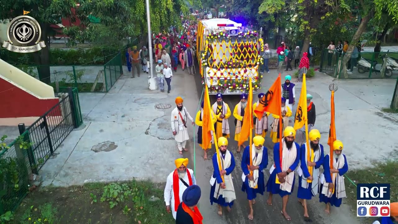 Nagar Kirtan RCF Gurudwara {Kapurthala} Pb
