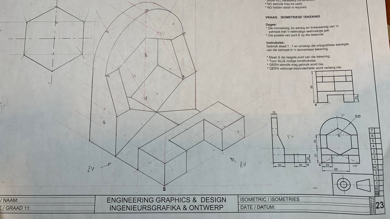 EGD GRD11/Isometric Drawing/Part 2️⃣