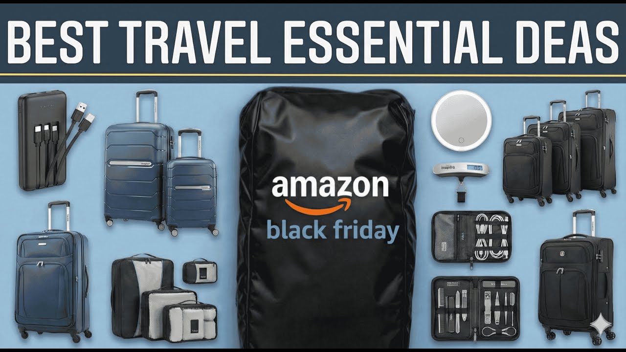 25 AMAZING Travel Essentials DEALS ON Amazon Cyber Monday  2025 — Up to 88% OFF