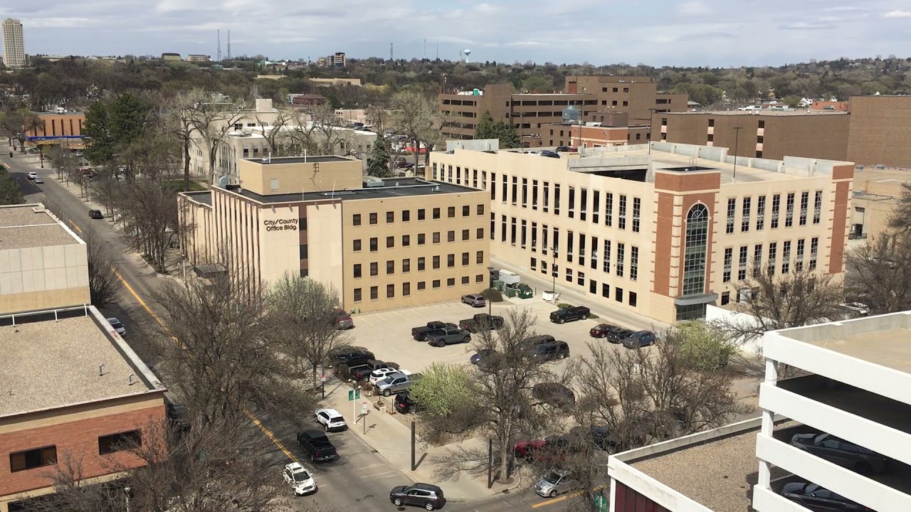 Panoramic view of downtown Bismarck