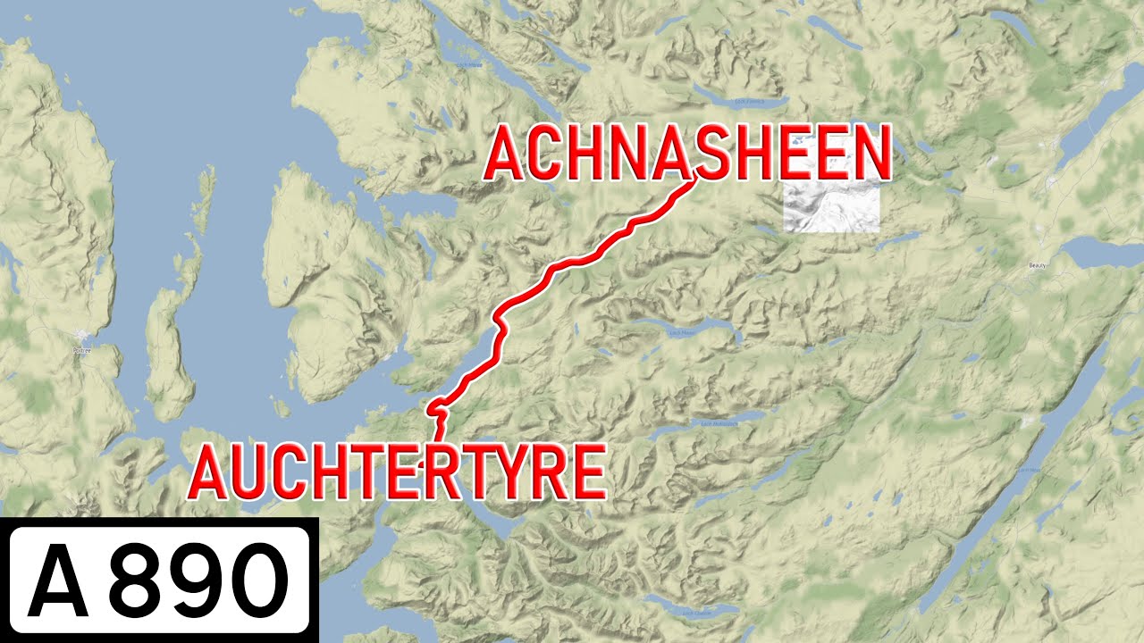 Scotland Road Tours - A890 Auchtertyre to Achnasheen
