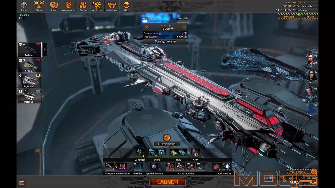Star Conflict - Destroyer Build (Archon)