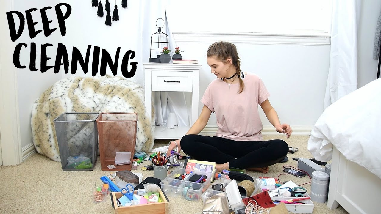 Deep Cleaning My Room (Time Lapse) + BEST Organization Tips!