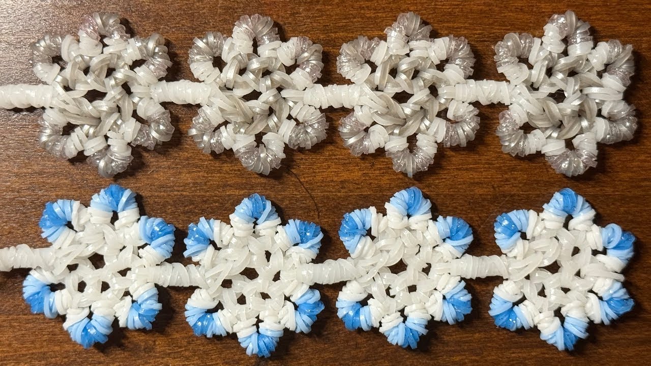 Урок по изготовлению браслета «Юкихана» из резинок Rainbow Loom (только крючок)