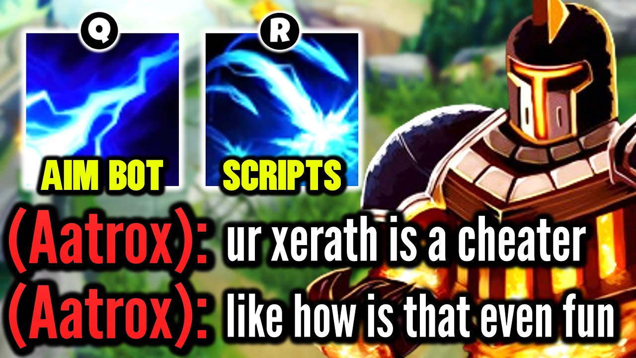 I beat this Aatrox so bad he loses it and reports me for cheating... (HE WAS SO MAD)