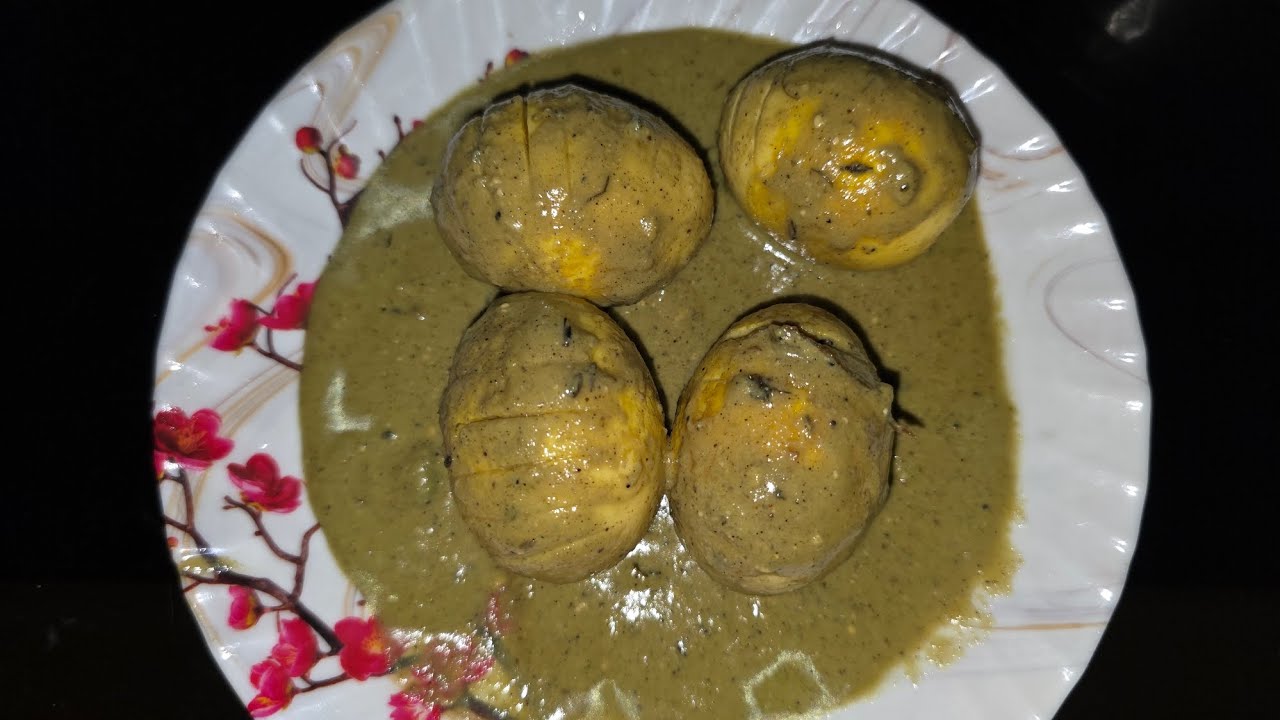 রোজকার একঘেয়েমি খাবার থেকে আজ অন্যরকম নতুন স্বাদের আফগানি ডিমের কারি বানালাম