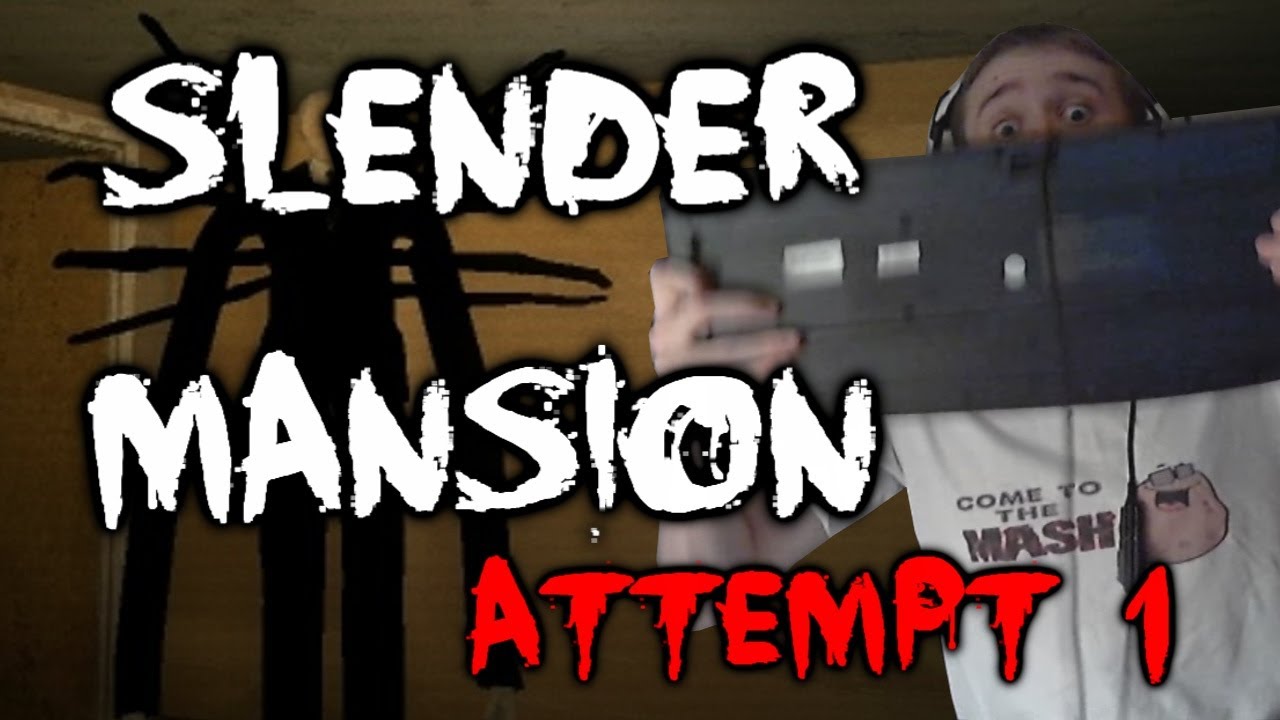 Scary Games - Slender Mansion w/ Reactions & Facecam
