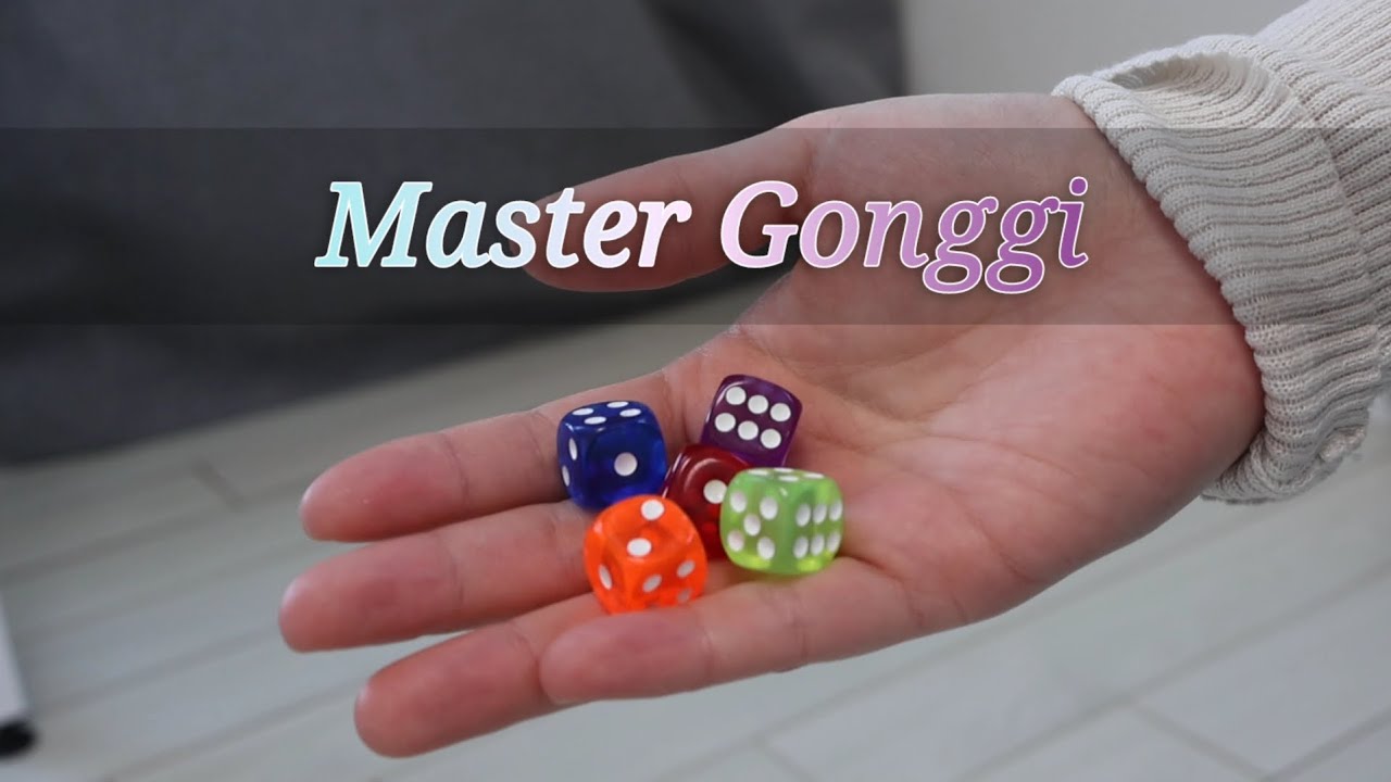 How to get better at gonggi? Practice with me ✨️(with dice)