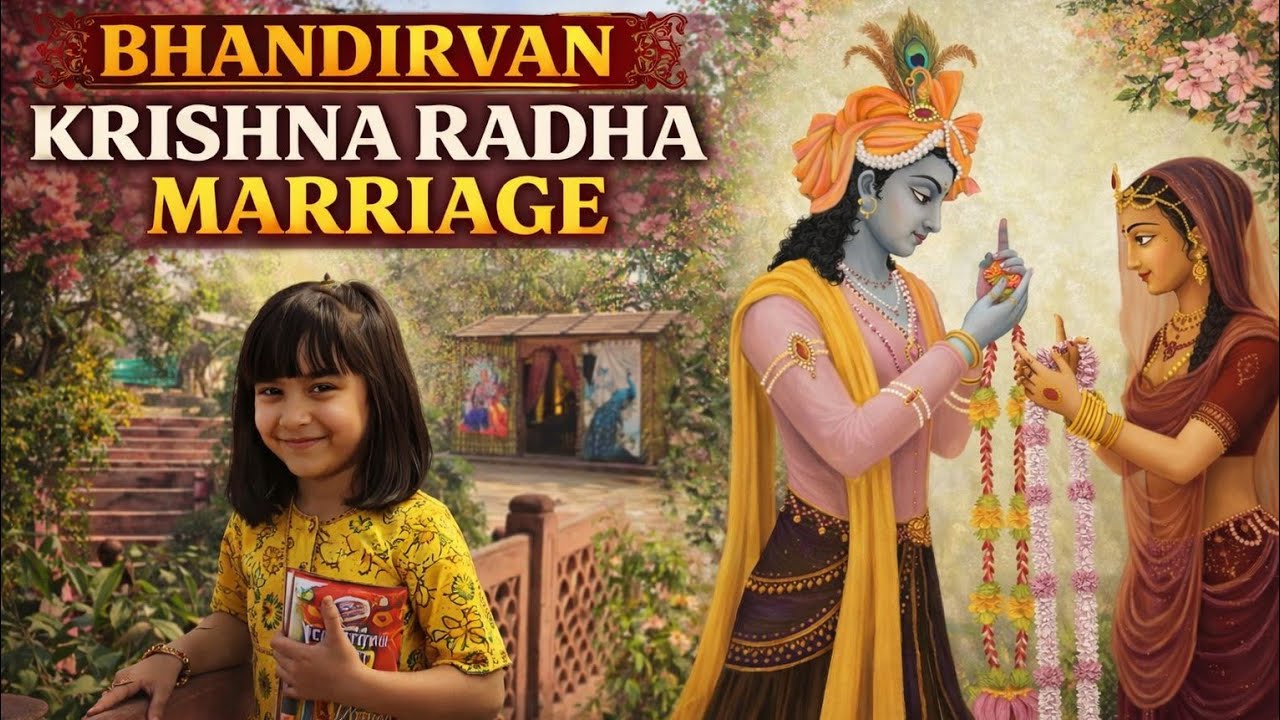 राधा-कृष्ण विवाह ||Hidden Truth of Bhandirvan|| vrindavan secret| Hazel Gaur#vlogs #yt #radhakrishna