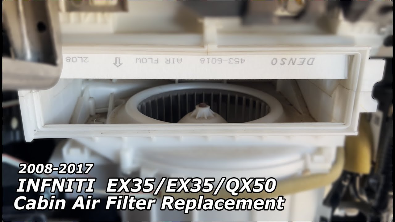 Infiniti EX35 / EX37 / QX50 Cabin Air Filter Replacement