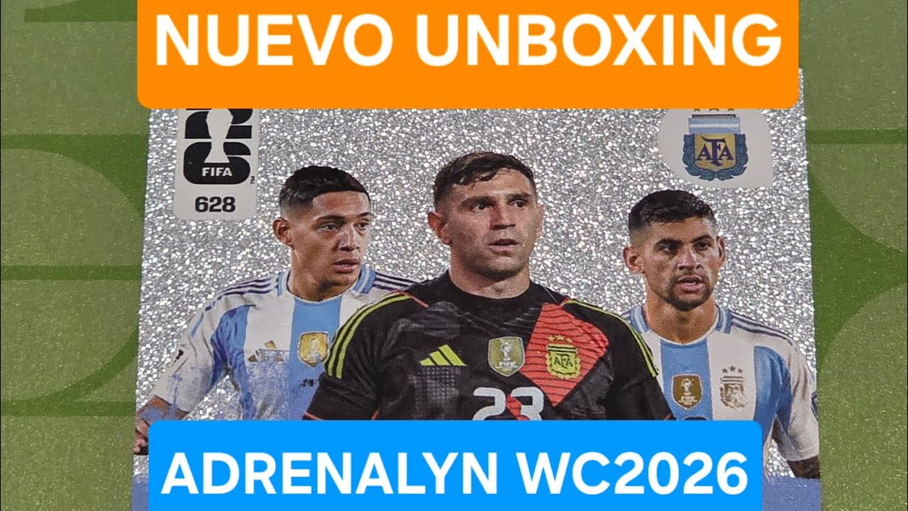 Adrenalyn Mundial 2026 - Nuevo  Unboxing #Panini #wc2026 #tradingcards #asmr #futbol #LimitedEdition