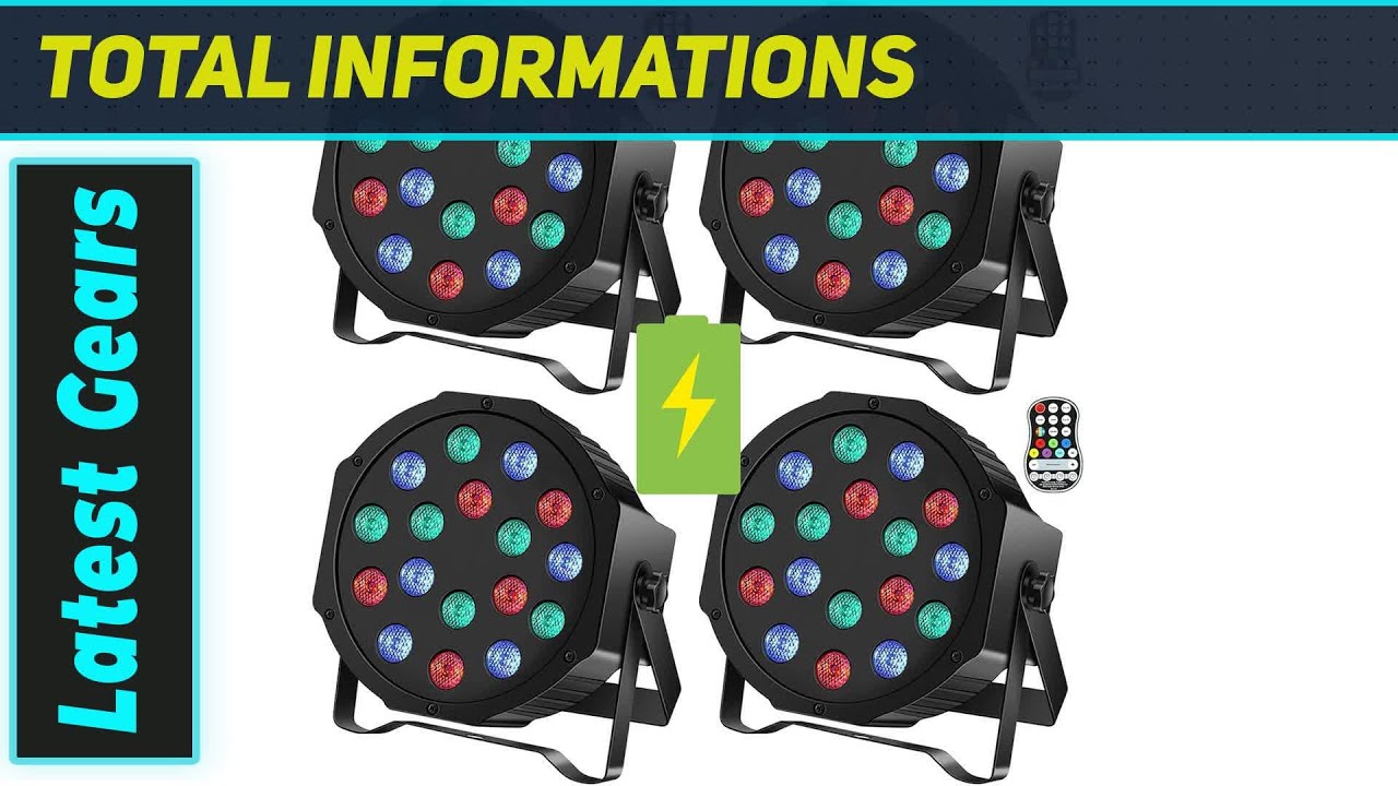 U King Battery Stage Lights: Best Wireless Uplights for Events!