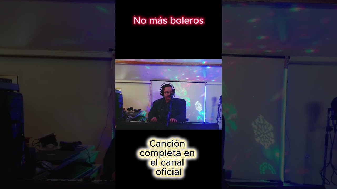 NO MÁS BOLEROS. TECLADO Y VOZ SHORT