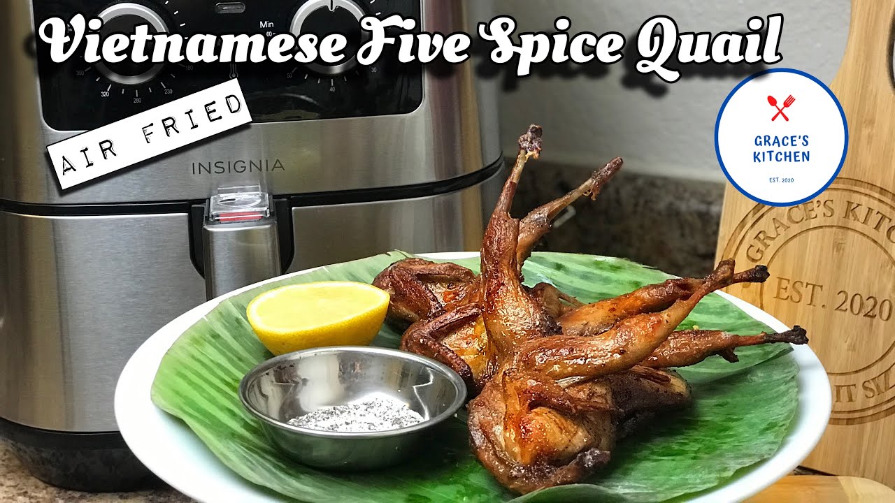 Air Fried Vietnamese Five Spice Quail
