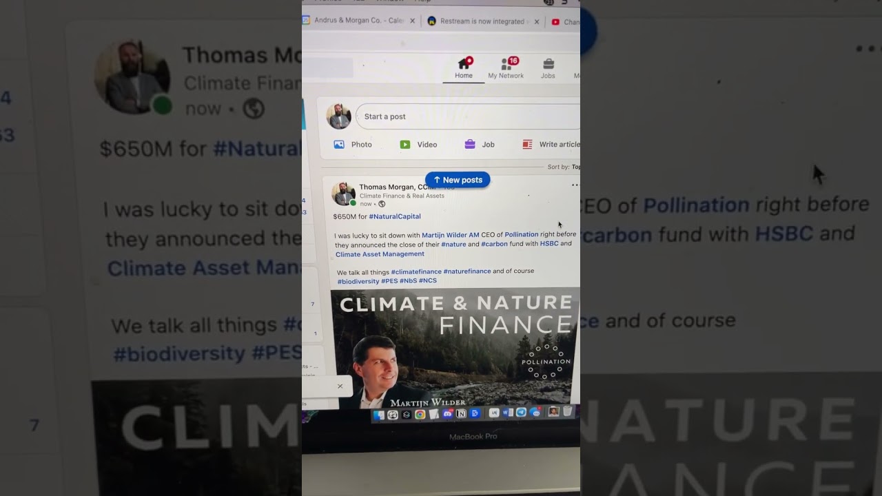 new episode: #naturalcapital #climatefinance #carbon #biodiversity
