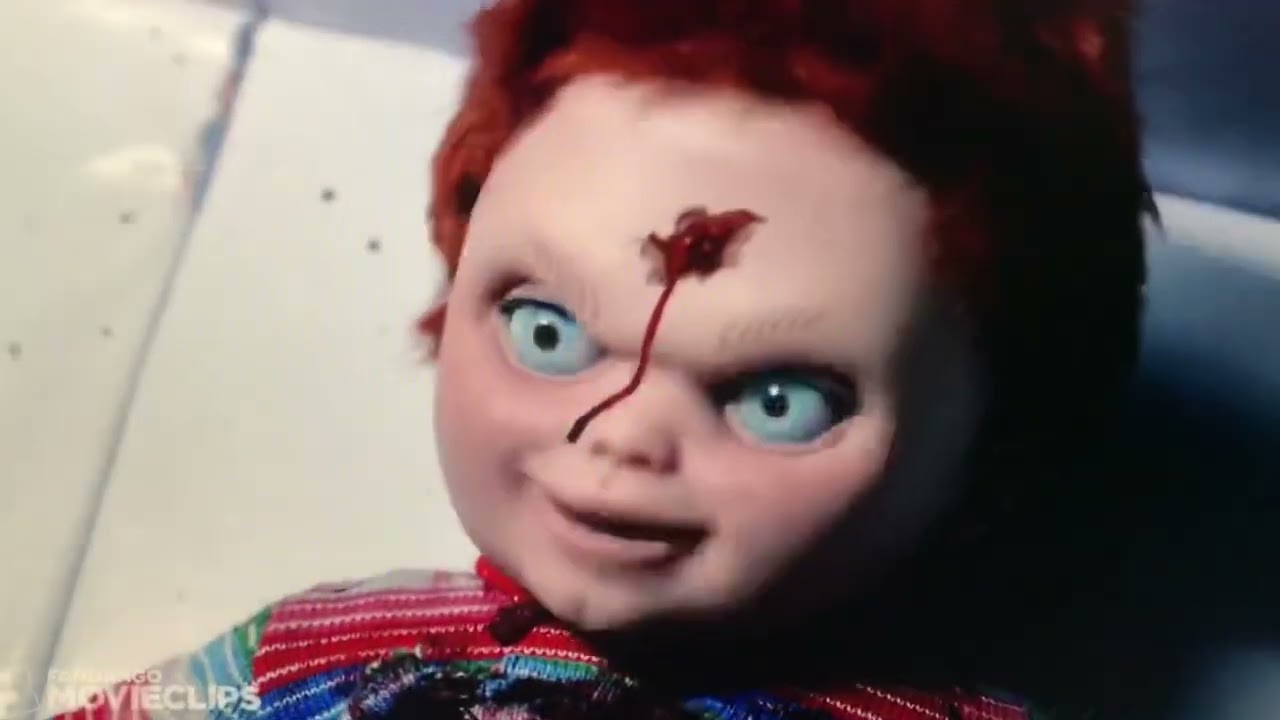 Short hair Chucky Said Fuck you to Queen of hearts