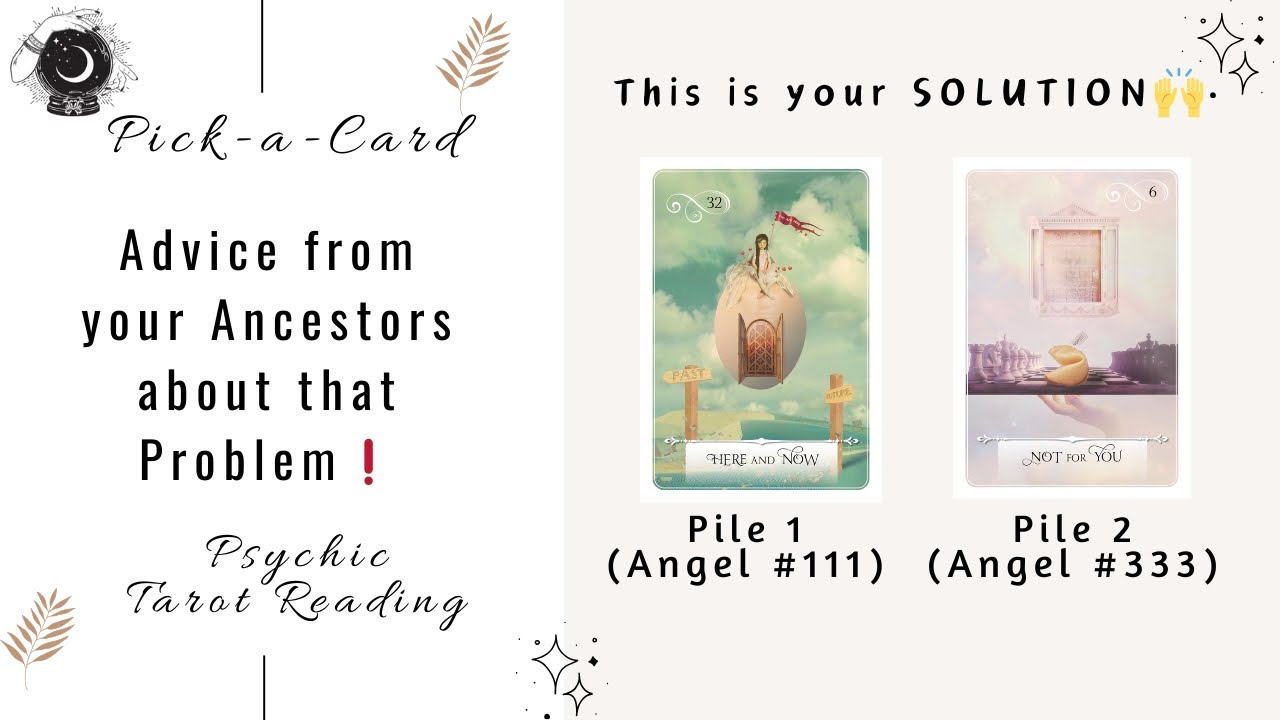 ❗️Message from your Ancestors | Pick a Card Tarot Reading