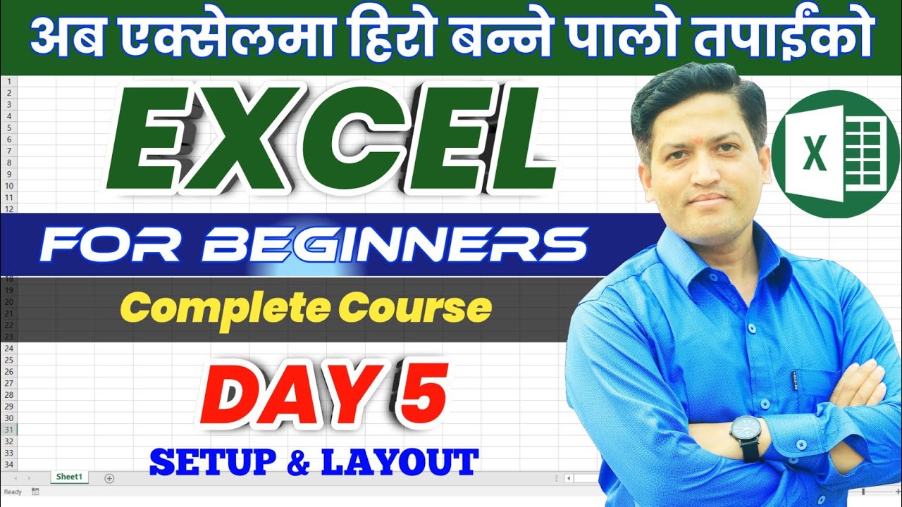 Excel class Day 5 | Page Setup | Page Layout | Excel Course | Excel for Beginners | Nepali Book