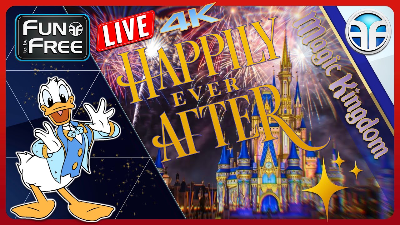 🔴 LIVE: Happily Ever After &ndash; EPIC Nighttime Spectacular, Disney World | Full Show (4K)