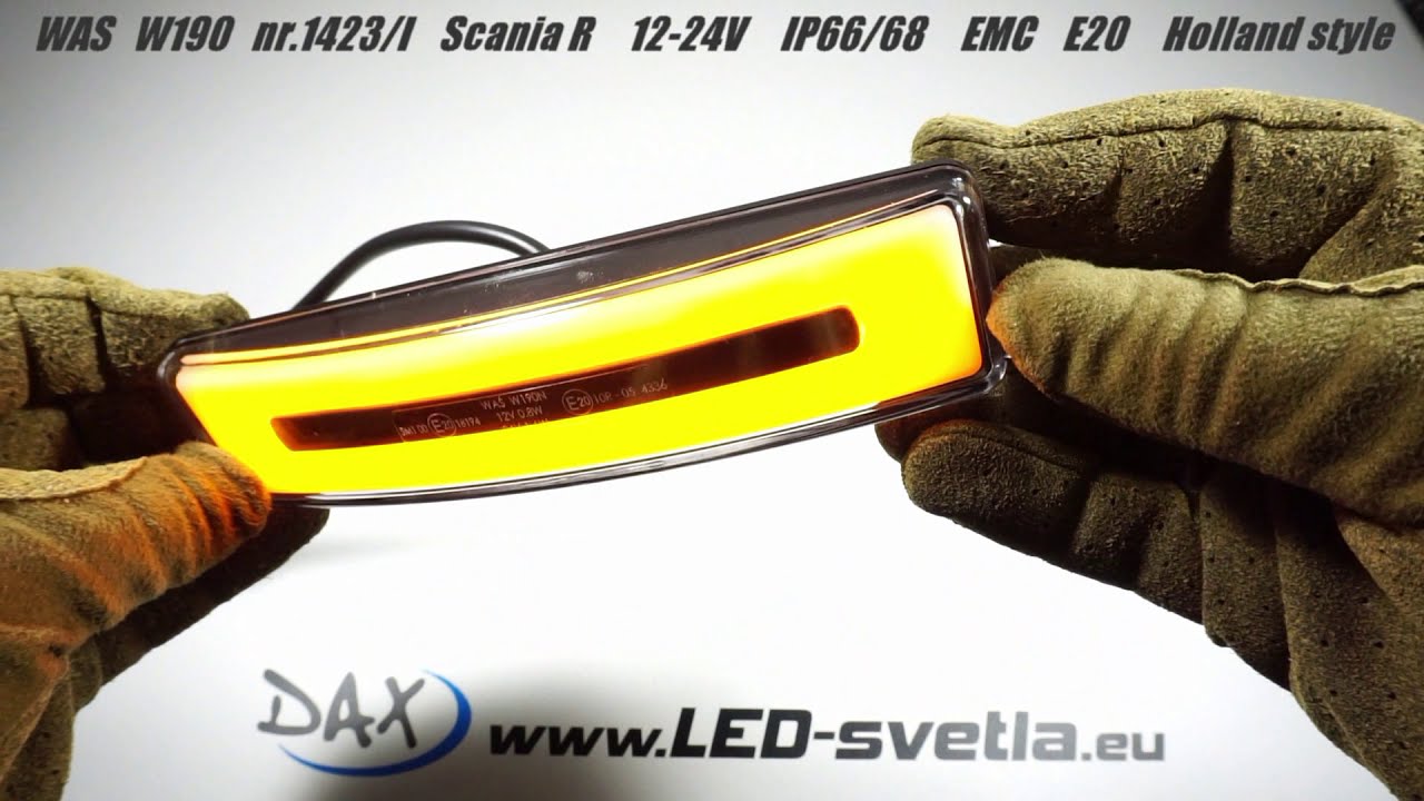 Scania R LED WAS W190 nr.1423/I Holland style Orange