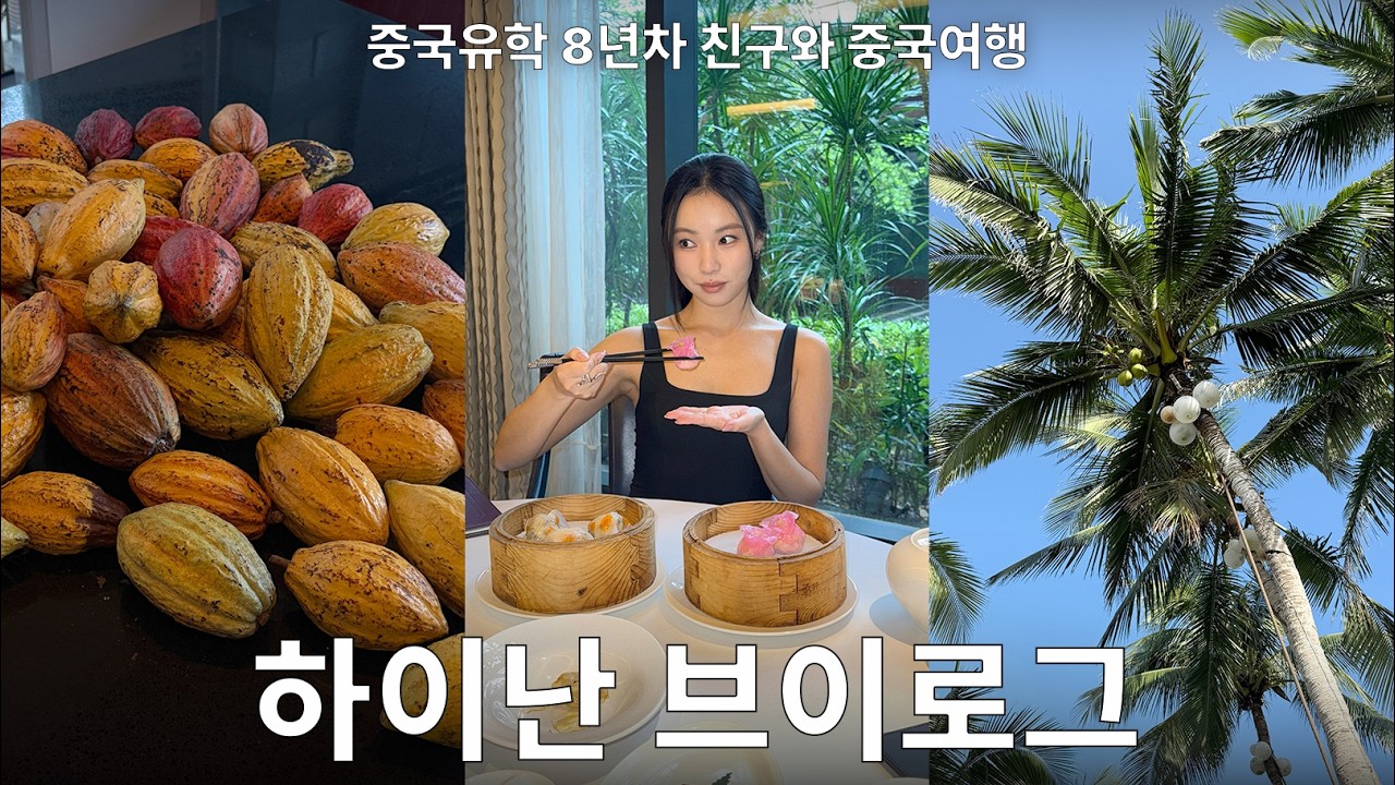 하이난 브이로그..🇨🇳 🏝 중국 하이난 호텔 룸투어, 리조트 추천, 맛집추천
