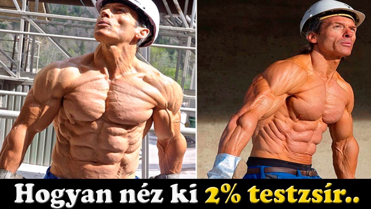 HOGYAN NÉZ KI 2% TESTZSÍR.. - Szálkás, mint a P*CSA!