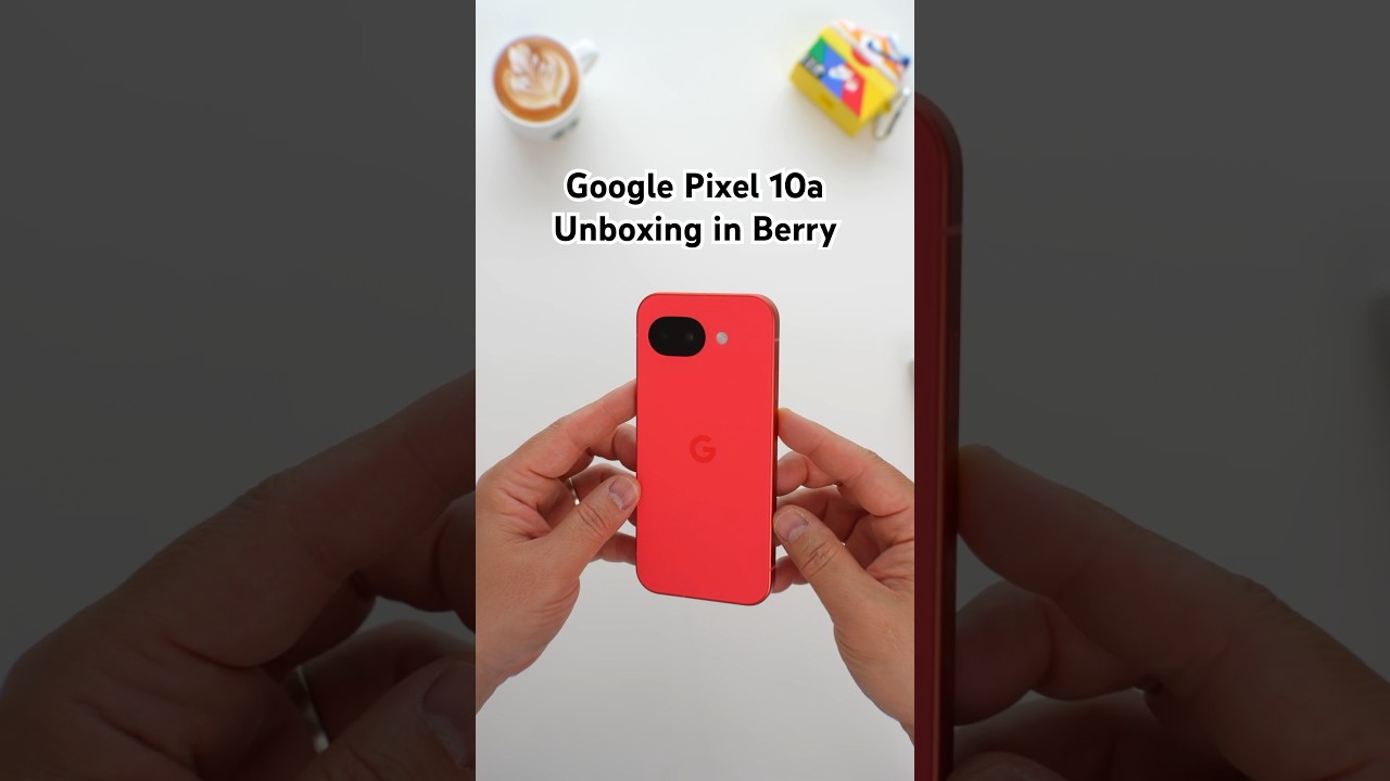 Распаковка Google Pixel 10a в Берри: Вау!