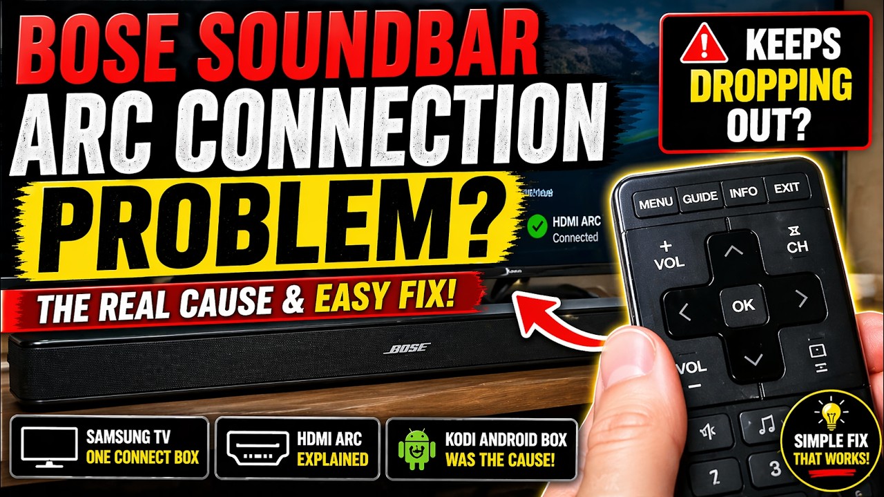 Bose SoundTouch 300 HDMI ARC Problem with Samsung One Connect Box