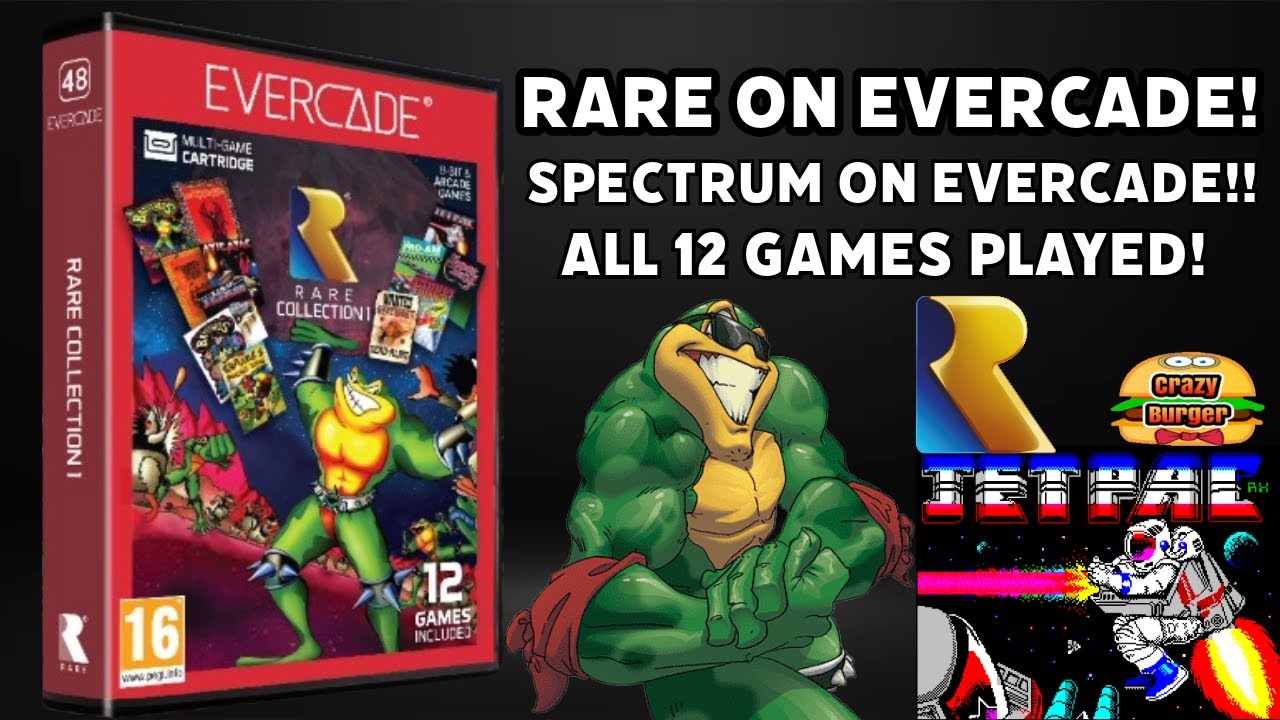 Evercade Rare Collection 1 - All 12 Games Played & Spectrum on Evercade!