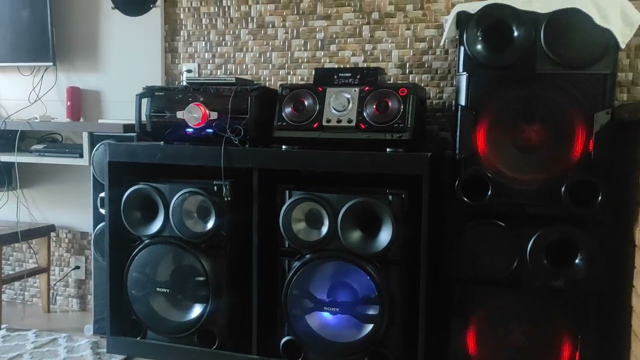 os brabo tocando juntos sh2000 e lg xboom cm 9730 volume 15 de tremer a casa kkkk