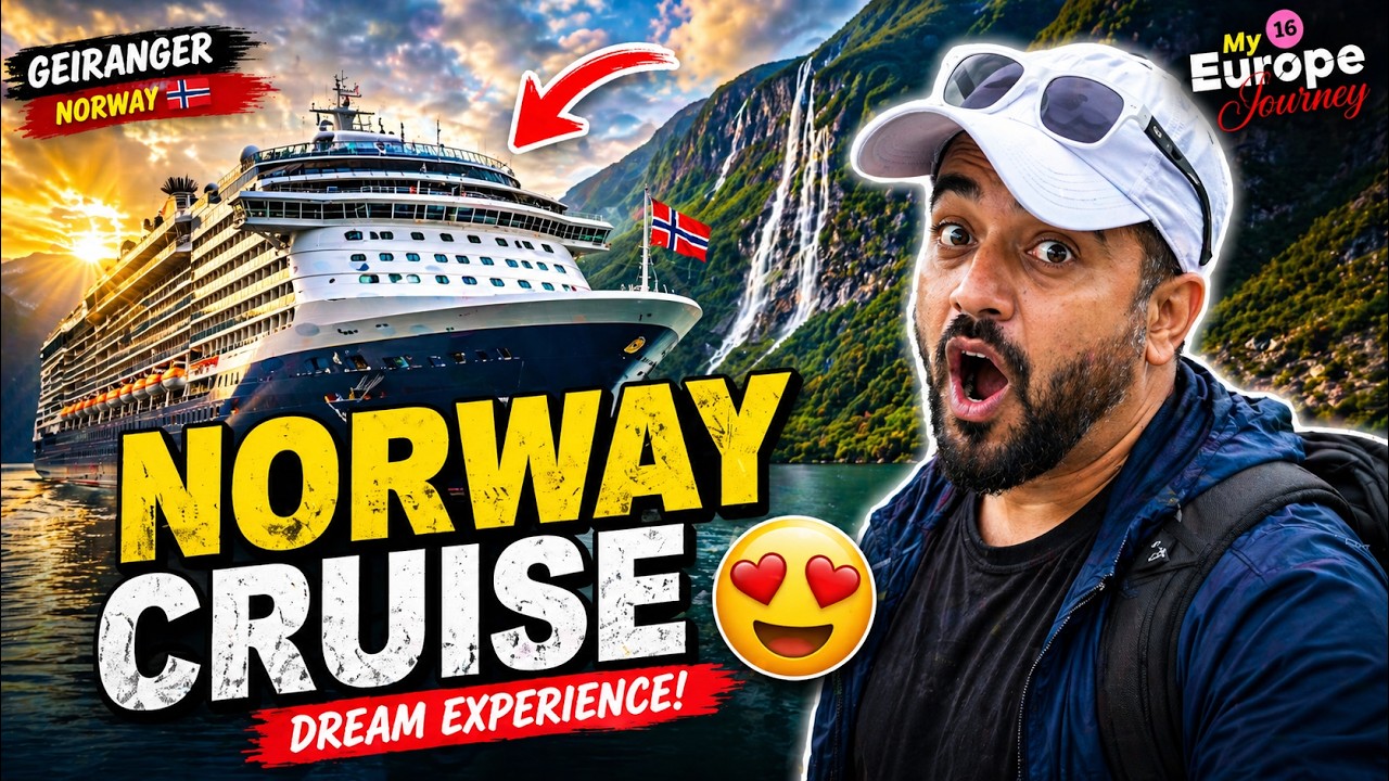 Norway Road Trip 2025 | Loen to Geiranger Ferry Ride, Seven Sisters & Suitor Waterfall Legends