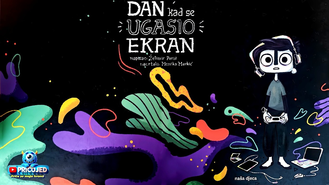💻 Dan kad se ugasio ekran | Priča za djecu o digitalnoj ovisnosti