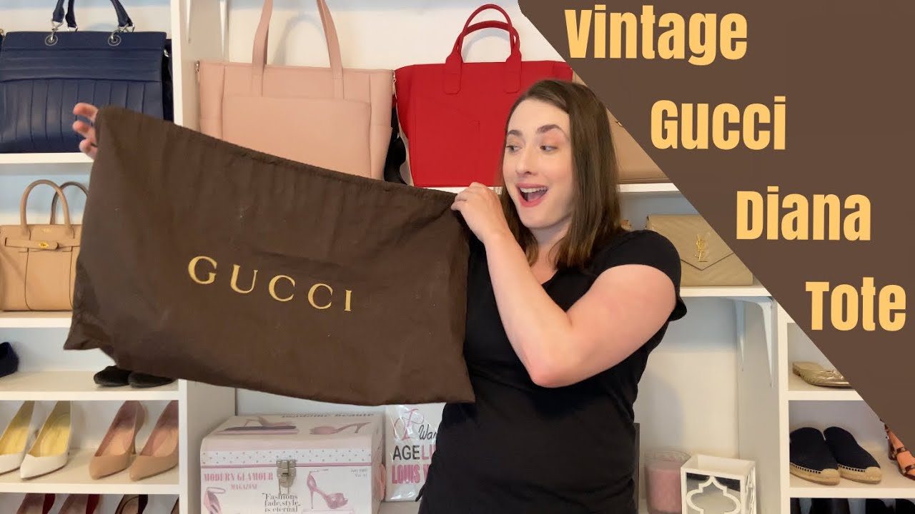 Gucci Diana Tote Unboxing | Classic Vintage Bag | What Fits Inside