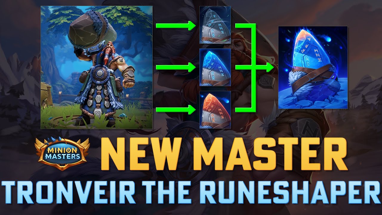 Tronveir the Runeshaper Explained - Minion Masters 2.0 - Educational