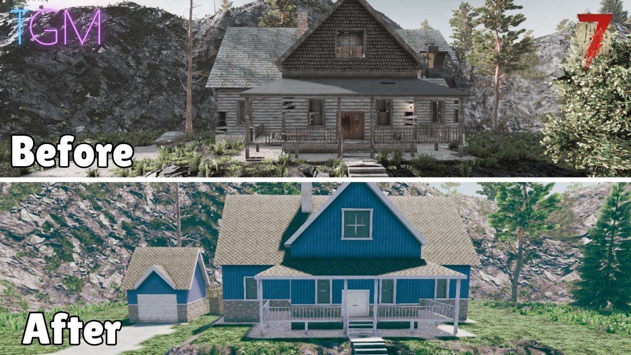 Превращаем убежище Сэла в дом мечты за 7 дней до смерти 🏡✨