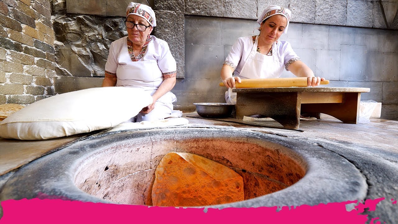 Phenomenal ARMENIAN FOOD at Sherep Restaurant - Citrus Lamb, BBQ Fish & Lavash | Yerevan, Armenia