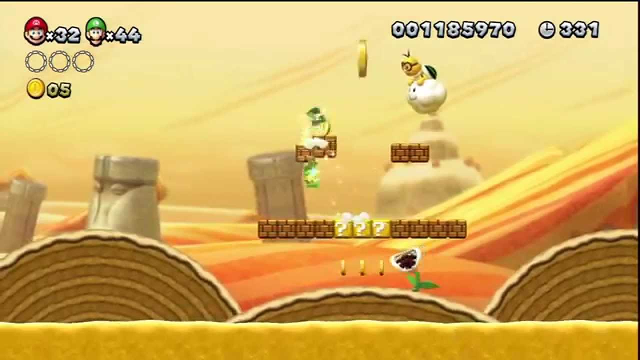 New Super Mario Bros. U - Dunes de Miel - 2-6 : Mauvaise graine