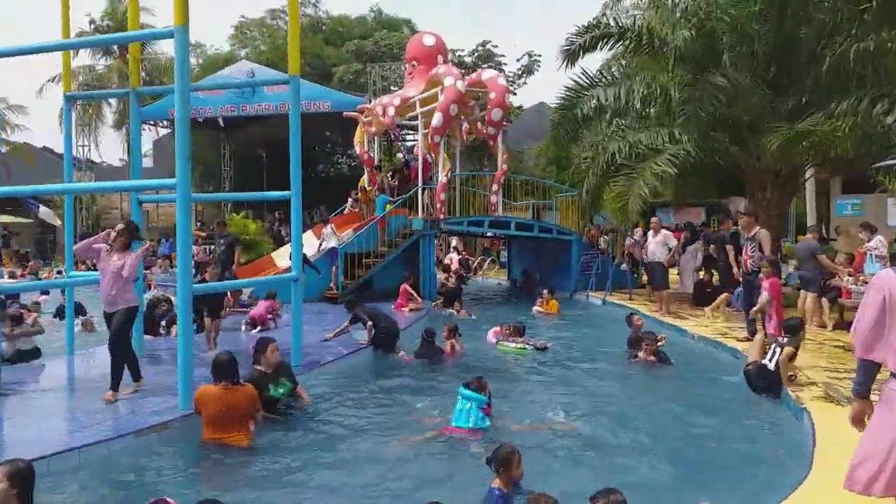 Wisata Air ke water park Putri duyung Sawangan DEPOK
