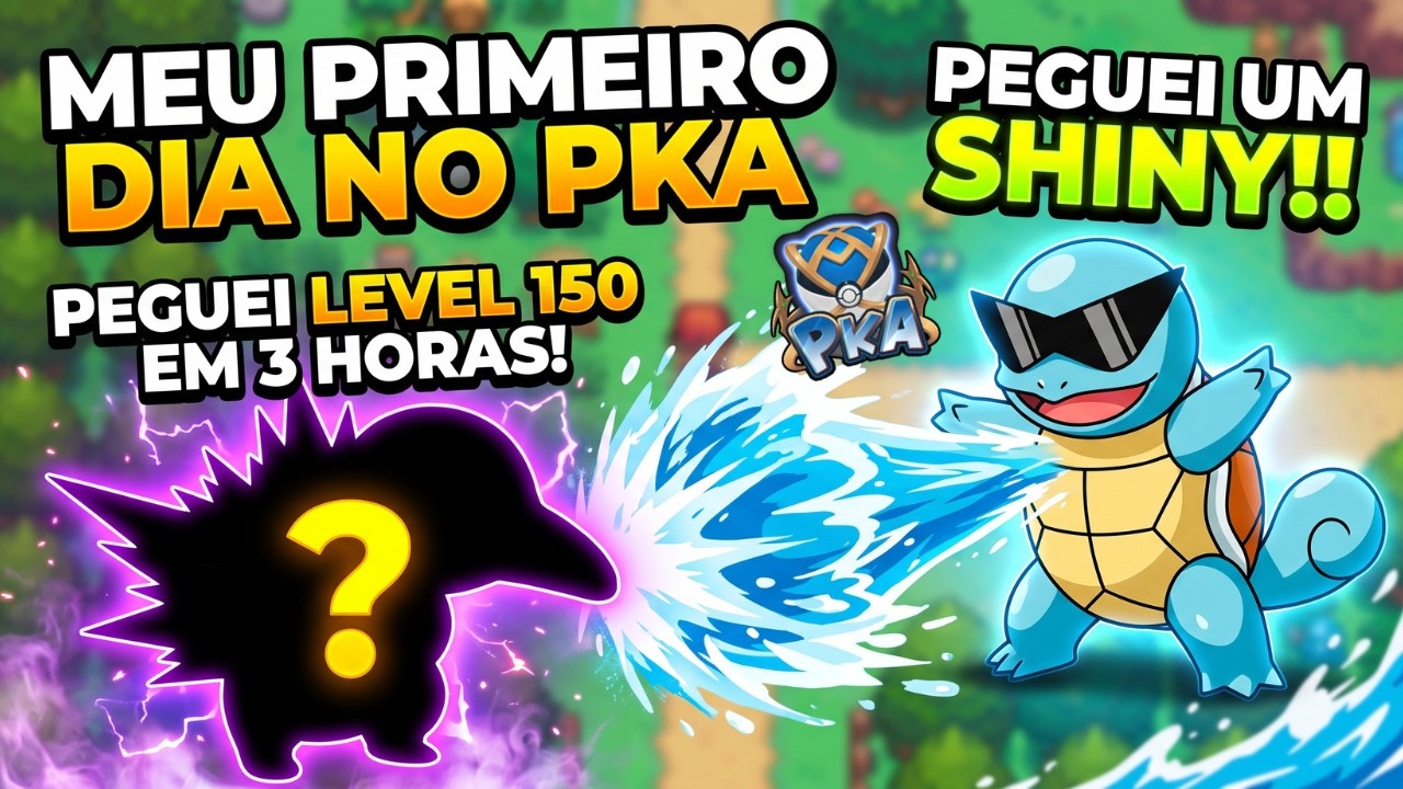 [PKA]MEU PRIMEIRO DIA NO POKE ALLIANCE! (PEGUEI LEVEL 150 E SHINY EM 3 HORAS!)