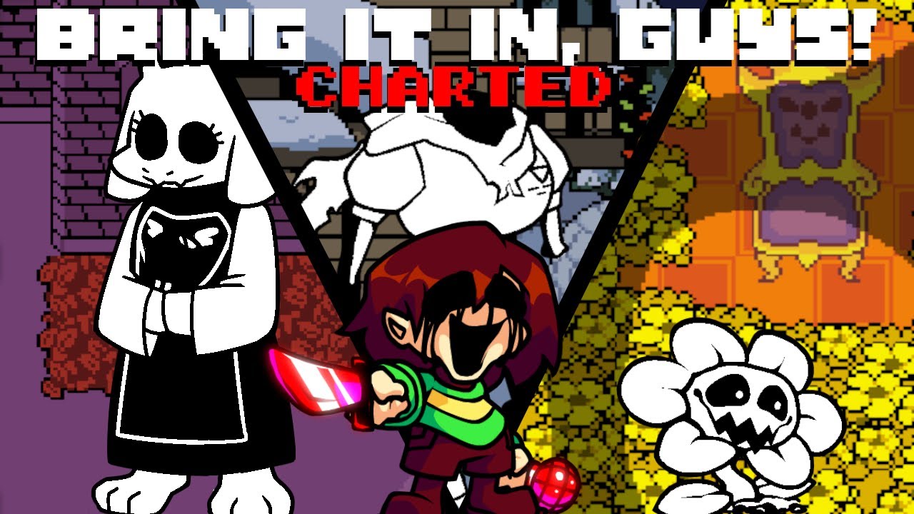[FNF] Bring it in, Guys! (Triple Trouble Undertale Mix) Charted