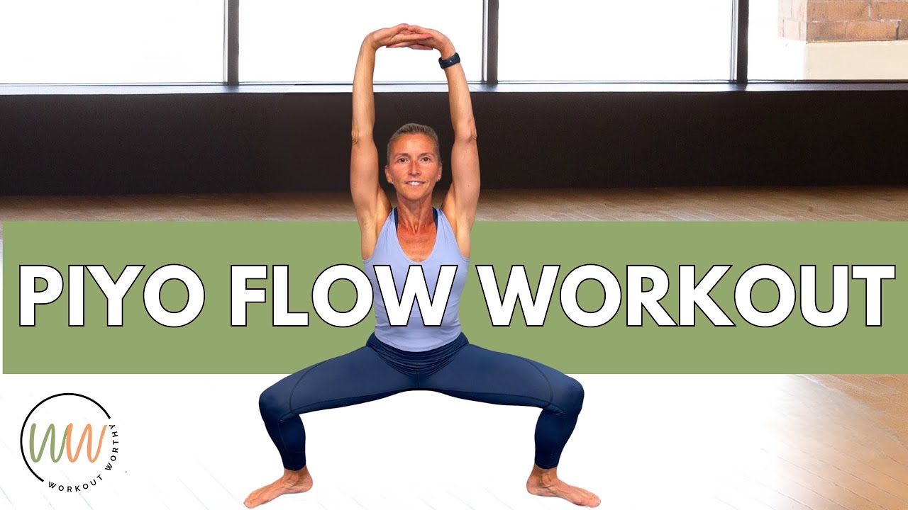 40-минутная тренировка PiYo Flow | Пилатес для всего тела + Йога Фьюжн для силы, баланса и гибкости