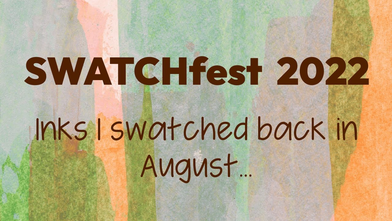 SWATCHFEST - Colorverse, Visconti, Van Dieman's Inks