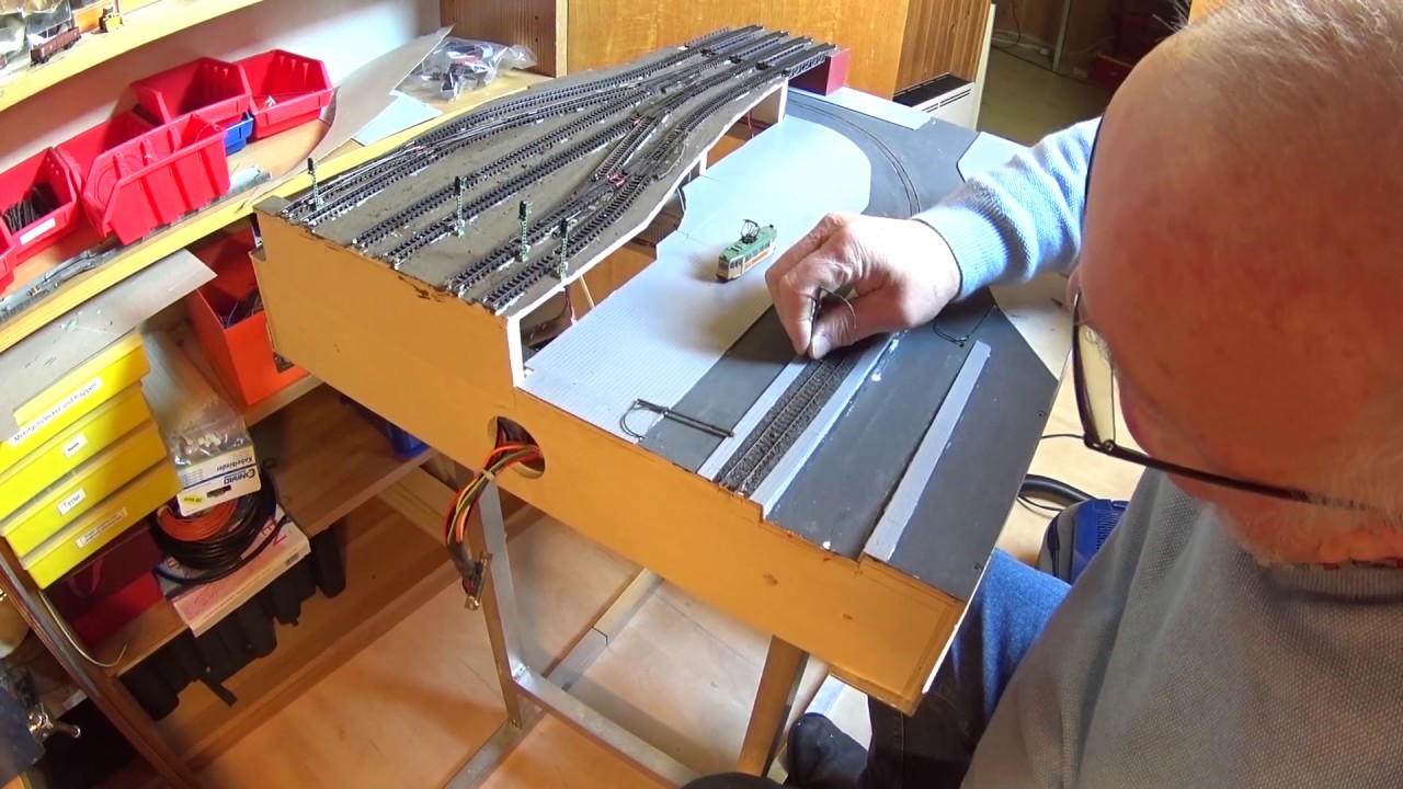 Modellbahnanlage Spur N Folge 29   Hauptbahnhofs   Modul 1   Teil 2