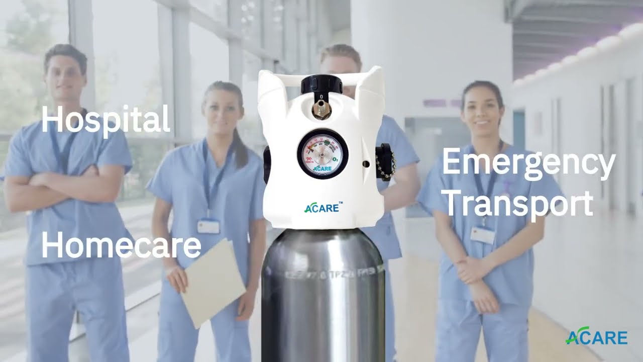 【ACARE】VIPR – All-in-One Valve with Integrated Pressure Regulator for Oxygen Therapy