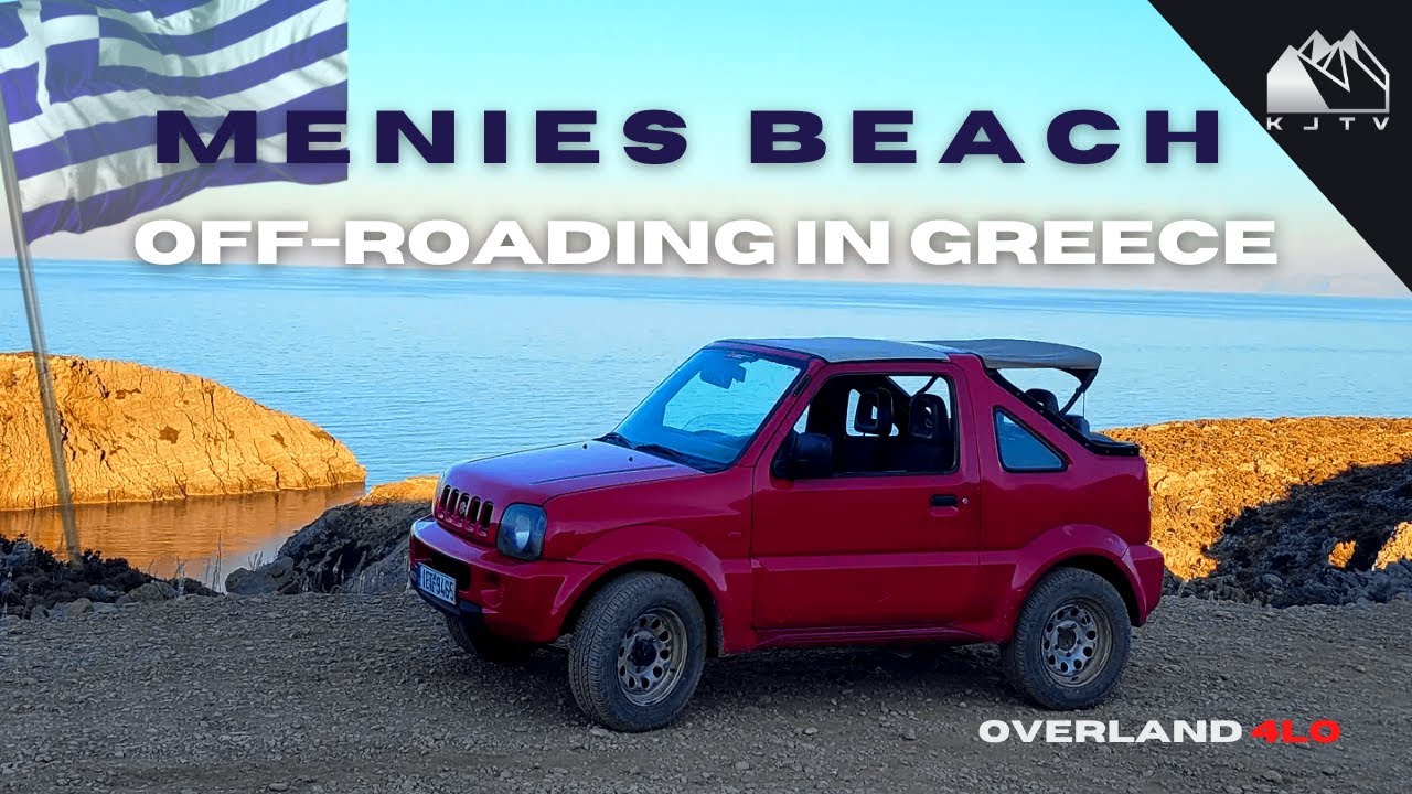 How to get to Menies Beach | Crete Greece off-roading trail | Island in Greece