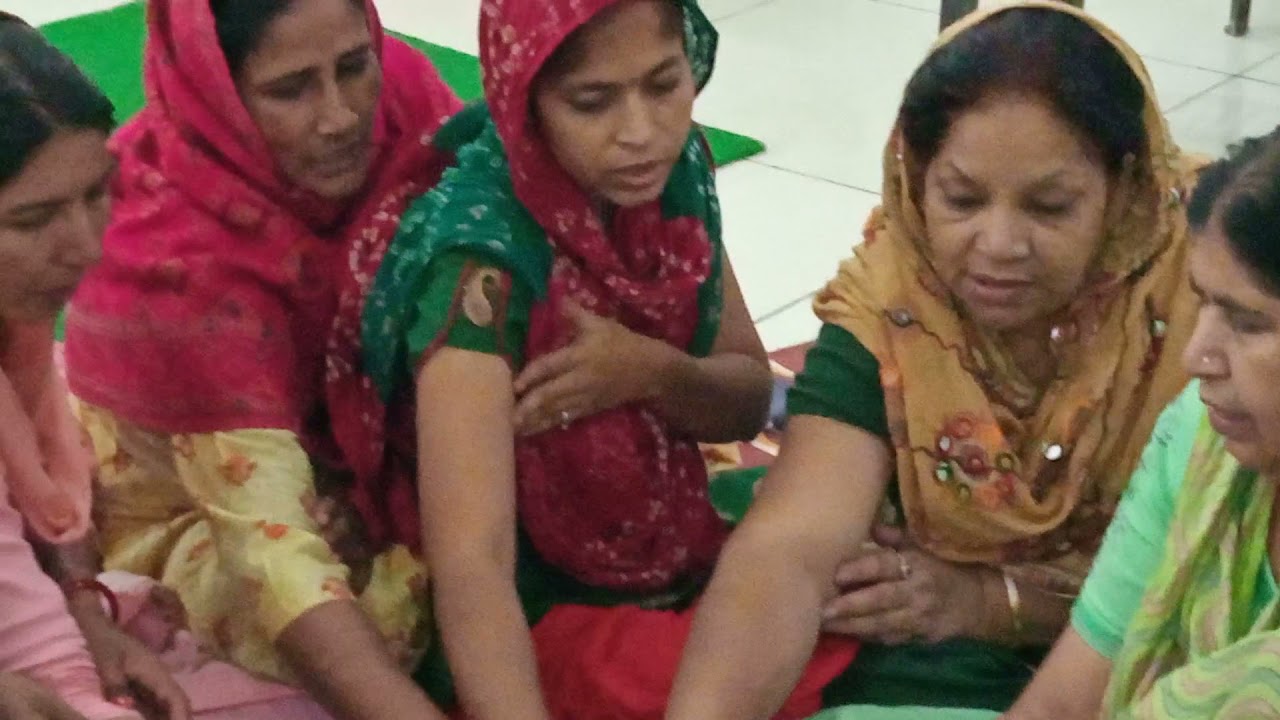 कार्तिक मास में झूला (सजनी)झुलाते हुए Promila Sharma 🙏