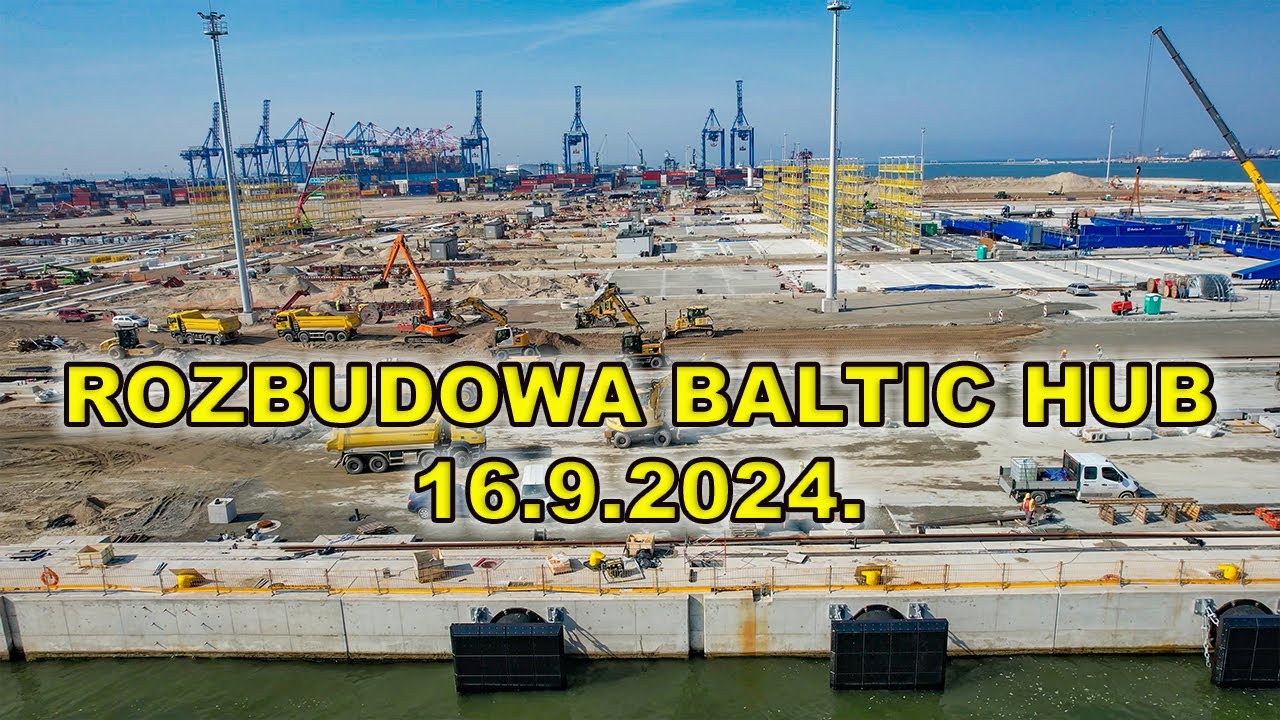 Rozbudowa terminala kontenerowego w Gdańsku - 16.9.Olbrzymi postęp prac.