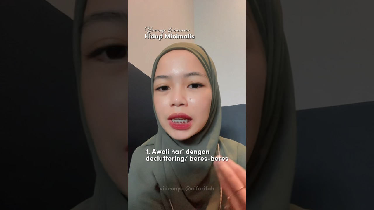 Cara mulai hidup minimalis #minimalismindonesia