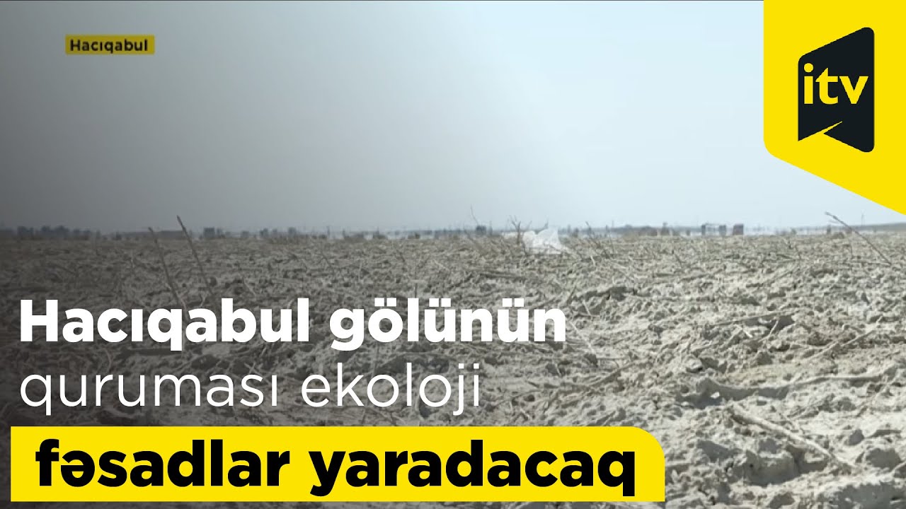 Hacıqabul gölünün quruması ekoloji fəsadlar yaradacaq
